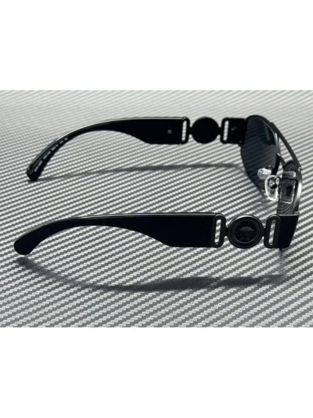 New Versace Men Matte Black Sunglasses 58-14-140
